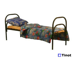 Двухспальные кровати металлические